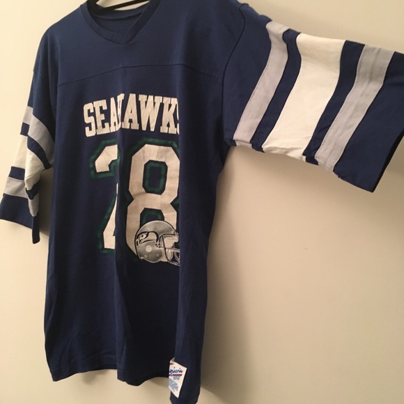 Retro Seattle Seahawks Champion T-Shirt! - Picture 2 of 5